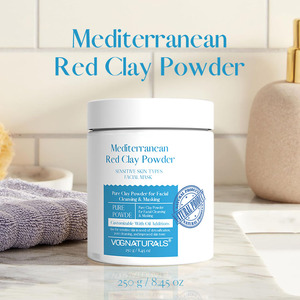 <span class=keywords><strong>Poudre</strong></span> de masque facial OEM ODM naturelle à l'<span class=keywords><strong>argile</strong></span> rouge méditerranéenne pour un nettoyage en profondeur, une <span class=keywords><strong>d</strong></span>étoxification, une exfoliation et un contrôle du sébum - Product Image 1