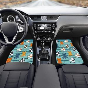 Horse Pattern Car Mats for Women Men Full Set of 4 Trunk Floor Mats Carpets Automotive <strong>Accessories</strong> Universal Fit SUV Sedan <strong>Van</strong>