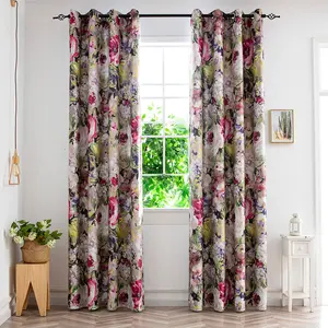 2022 new Oil Painting Series digital Printing Blackout Curtains Interior Living Room Dining Room window Curtains