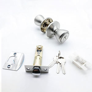 उच्च सुरक्षा 576 अमेरिकी शैली सिल्लीट स्टेनलेस स्टील सिलेंडर दरवाजा लॉक <span class=keywords><strong>3</strong></span> कुंजी बेडरूम के लिए लकड़ी के ट्यूबलर दरवाजा लॉक सेट - Product Image 3