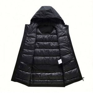 Chaqueta de Invierno para Hombre, con Capucha y Cuello Alto, Personalizable con Logotipo, Acolchada, de Algodón, Larga, al por Mayor - Product Image 2