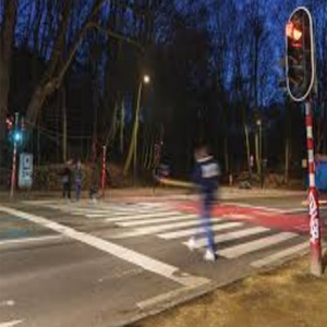 ระบบไฟสัญญาณจราจร LED แบบไร้สายพลังงานแสงอาทิตย์สำหรับทางม้าลาย Pelican Zebra Crossing พร้อมปุ่มกดสำหรับคนเดินเท้า - Product Image 6