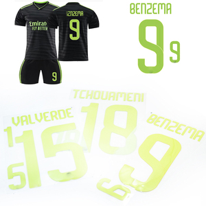 Bán buôn màn hình in chuyển sắt trên bóng đá Tên Sticker truyền nhiệt in số nhãn cho quần áo Jersey - Product Image 5