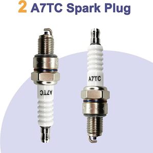 อะไหล่หัวเทียน A7TC 2ชิ้นสำหรับ GY6 50cc-160cc เครื่องยนต์แนวนอนสำหรับ Taotao, roketa, sunl, Baja atv/ สกู๊ตเตอร์/ จักรยานสกปรก - Product Image 1