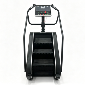 Appareil de fitness commercial pour grimper les escaliers, <span class=keywords><strong>machine</strong></span> de musculation magnétique, 0-15 niveaux, vitesse réglable, 15-164 pas/min, charge maximale 160 kg, simulateur d'escalade - Product Image 3
