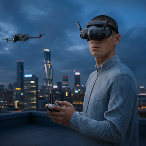 Visor FPV para DJI Goggles 3, Kit de Vuelo para Drones, Cámara de Visualización, Monitoreo, Práctica de Carreras y Configuración de Control - Product Image 1
