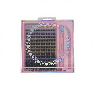 Set di Ciglia Finte Cluster DIY Popolari e Bellissime, Misure Miste 8-16mm, Realizzate in Fibra Sintetica - Product Image 4