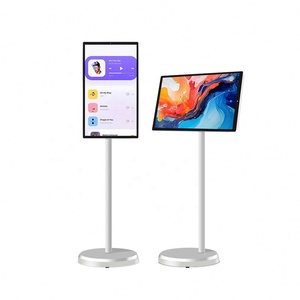 Moniteur <span class=keywords><strong>TV</strong></span> intelligent portable 21,5 pouces avec écran tactile LED, caméra intégrée, support blanc, <span class=keywords><strong>TV</strong></span> LED intelligente portable 21,5 pouces blanc - Product Image 1