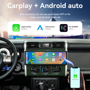 Écran 14,9 pouces pour Toyota FJ Cruiser 2007-2023, autoradio multimédia Android 15, navigation automobile, Carplay, moniteur d'autoradio - Product Image 3