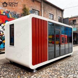 Cabaña Portátil Tipo Cápsula de Apple, Mini Casa Prefabricada para Complejos Turísticos Forestales, Glamping, Jardín, Habitación de Invitados, Alojamiento al Aire Libre - Product Image 4