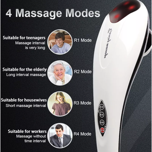 Martillo de masaje eléctrico infrarrojo portátil, masajeador corporal vibrador profesional, el mejor y asequible de fábrica, 2023 - Product Image 4
