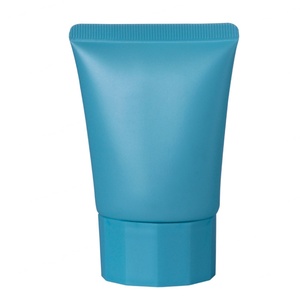 Custom 150 ml 200 ml 250 ml 8 oz Blue Cosmetic <b>Sunscreen</b> Bottle Body Lotion Cream Tube Soft Squeeze with Unique Screw Lid - Product Image 1
