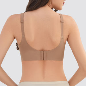 Hersteller S <span class=keywords><strong>M</strong></span> L XL LOGO Custom Hochwertige Sexy V-Ausschnitt Komfort Jelly Strip Mutterschaft Stillen Still-BH - Product Image 2