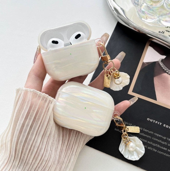 Colorful White Faux Shell Texture