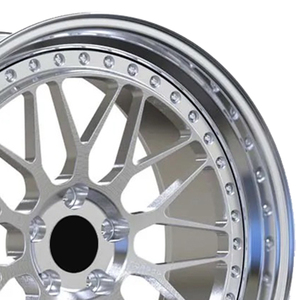 Jantes de voiture de haute qualité, <span class=keywords><strong>2</strong></span> pièces, 18 19 20 21 22 23 24 26 pouces, lèvre chromée profonde, brossées, en alliage d'aluminium forgé, pour <span class=keywords><strong>Honda</strong></span> <span class=keywords><strong>Civic</strong></span> - Product Image 4