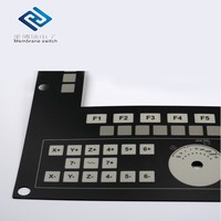 Custom MBR Brand Membrane Switch Manufacturer Digital Printing IP67 Waterproof FPC Membrane Keypad PET Material 2.54mm Pitch for