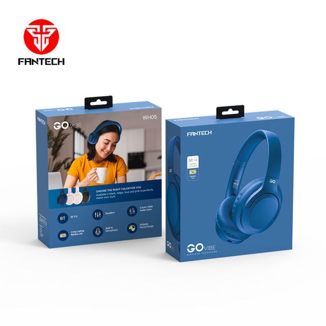 FANTECH WH05 Wholesaler Professional Radio BT Headset Over Ear Bluetooths Wireless Headphones