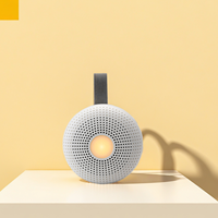 30 Suara Mini Speaker Robot Nirkabel Pemutar Audio Mesin Suara Putih untuk Tidur Musik Pengantar Tidur yang Menenangkan Baterai Isi Ulang