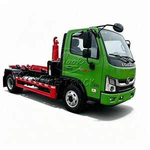 Camion à benne basculante Foton Ruowo 4x2, camion de transport de déchets mobile - Product Image 5