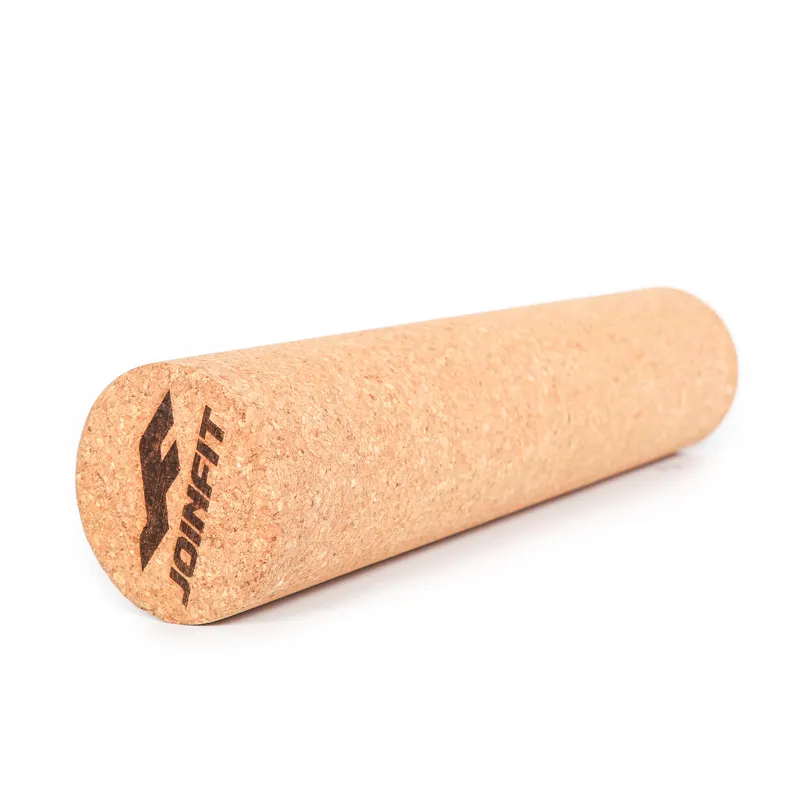 Rodillo de espuma personalizado para hacer ejercicio, rodillo de espuma de corcho para pilates, harina de madera