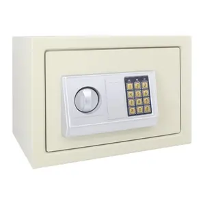 Mini caja de seguridad electrónica de alta calidad, caja de seguridad portátil, caja de seguridad oculta en efectivo, caja de seguridad con llave ignífuga para hotel