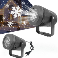Projecteur de Noël dynamique à LED avec flocons de neige, lampe de projection laser pour les fêtes, le jardin et la décoration de la maison