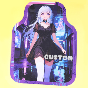 Custom Universeel Gemakkelijk Te Reinigen Anime Auto Voetmatten Rubber Materiaal Grensoverschrijdend Toegankelijk - Product Image 2