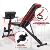 BunnyHi JSY012 Banc de Musculation Multifonctionnel Pliable en Gros pour la Maison et l'Exercice Corporel