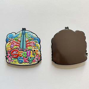 แม่เหล็กติดตู้เย็นของที่ระลึก 3 มิติ ตัวอย่างฟรี/ของที่ระลึกการท่องเที่ยวแม่เหล็กติดตู้เย็น/แม่เหล็กติดตู้เย็นยางแบบกำหนดเอง - Product Image 4