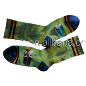 Colorful Funny Sport Socks 100% Merino Wool Socks