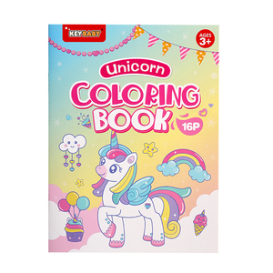 Venta al por mayor niños DIY sirena dinosaurio espacio unicornio juguete acuarela dibujo libro Pintura agua color pintura libro para niños - Product Image 5