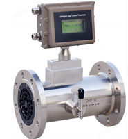 Medidor de Flujo de Turbina de Gas Inteligente DN100 con Compensación de Temperatura y Presión, Precisión RS485 Modbus 4-20mA