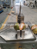 VBJX Commercial automatique vert jeune noix de coco ouvreur eau de noix de coco presse-agrumes demi-machine de découpe de traitement de l'eau
