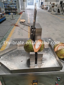 VBJX Kommerzielle automatische grüne junge Kokosnuss öffner Kokosnuss-Entsafter Halb wasser verarbeitung schneide maschine - Product Image 5