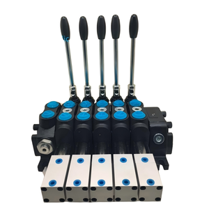วาล์วควบคุมทิศทางแบบแยกส่วนนิวเมติกไฮดรอลิก Huamao 60 ลิตร/นาที 15 กก. 5 ช่อง - Product Image 6