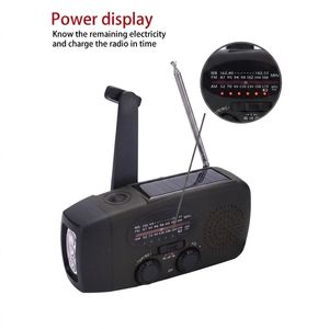 <span class=keywords><strong>Radio</strong></span> NOAA Mejorada con Banco de Energía de 5000mAh, <span class=keywords><strong>Radio</strong></span> Solar de Emergencia con Manivela Tipo-C para Kits de Preparación para Huracanes - Product Image 2