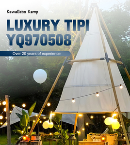 Kawagebo Kamp 3.5m, 5m ngoài trời Oxford glamping Ấn Độ kim tự tháp tre Tipi teepee đèn lồng Lều sang trọng Đảng cắm trại lều - Product Image 6
