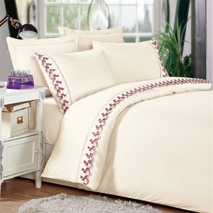 2026 코스모스 폴리코튼 레이스 침대 시트 사바나스 침구 세트 - Product Image 1