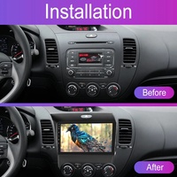 Gps de voiture pour Kia Forte 32GB Car Stereo Radio Android 13 Carplay Camera