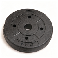 Poids de musculation en gros pas cher, multi-gym, 2,5 kg/5 kg/7,5 kg/10 kg/15 kg, plaques de poids pour salle de sport, plaques de poids en PVC, plastique