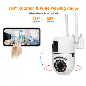 V380 RV1-WiFi 1МП+1МП Двухобъективная CMOS-камера для помещений HD PTZ с ночным видением, облачным хранением, обнаружением движения, двусторонней аудиосвязью и распознаванием людей - Product Image 5