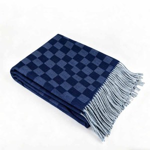 <span class=keywords><strong>Couverture</strong></span> <span class=keywords><strong>en</strong></span> <span class=keywords><strong>laine</strong></span> tissée Dr.Wool Premium-Stylish, taille confortable, chaude, durable, pour chambre à coucher, canapé, voyage, bureau, maison - Product Image 1