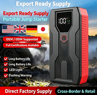 Démarreur d'urgence pour voiture, alimentation embarquée, booster de batterie 12V, kit de secours, éclairage, batterie externe FCC