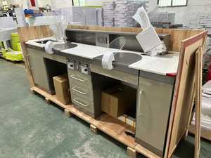 Table de travail dentaire multifonctionnelle avec évier pour techniciens dentaires, banc de <span class=keywords><strong>laboratoire</strong></span> dentaire robuste à hauteur réglable, idéal pour l'école - Product Image 3