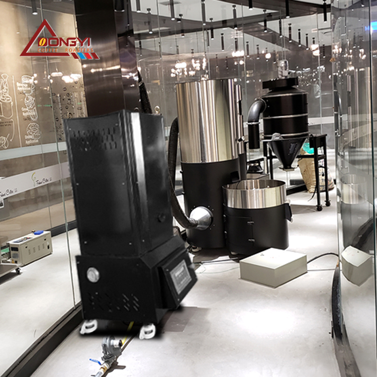 Дымовой фильтр и послегорелка для обжарки кофе