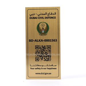 Özel fırçalanmış gümüş eloksallı Metal tabela işareti kazınmış logo adı plaka alüminyum etiketleri - Product Image 6