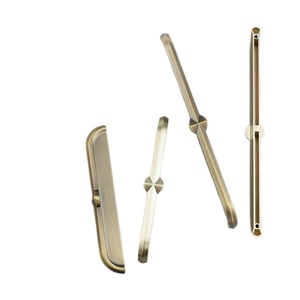 New Modern Durable Round Zinc Alloy <b>Cabinet</b> Door Handle for Dresser Wardrobe Drawer-Retro Light Luxury Long Strip - Product Image 1