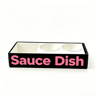 Boîtes personnalisées en carton recyclable pour sauces, style sauce à tremper, pour hamburgers et poulet frit – Personnalisation usine