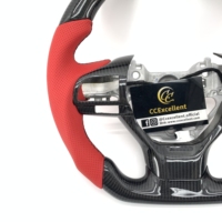 Volant personnalisé en cuir et fibre de carbone véritable pour Lexus GS350 GS450h ES350 RX350 LX570 GX460 GS F Sport 2016+