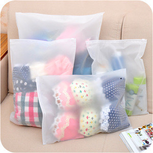 Travel Storage Bags Frosted Self Sealing Waterproof Rectangle Clothing Organizer Lightweight For Travel - Product Image 1